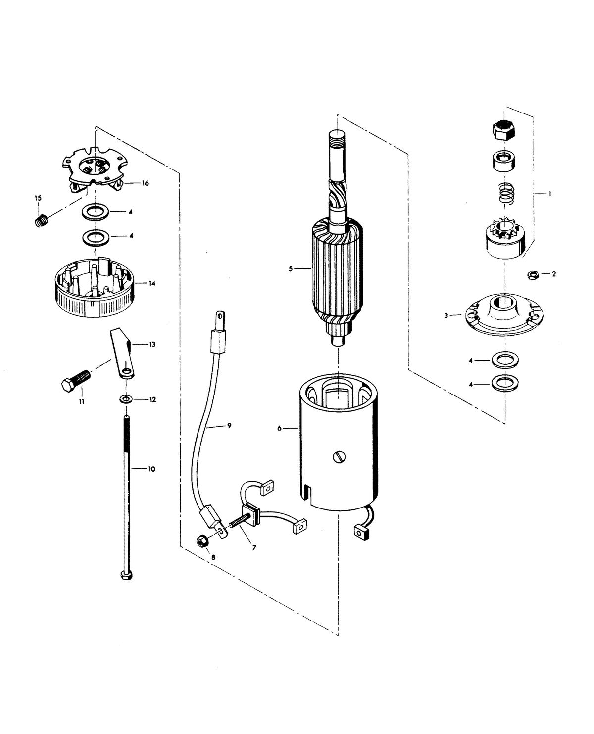 CHRYSLER 140 H.P. STARTER