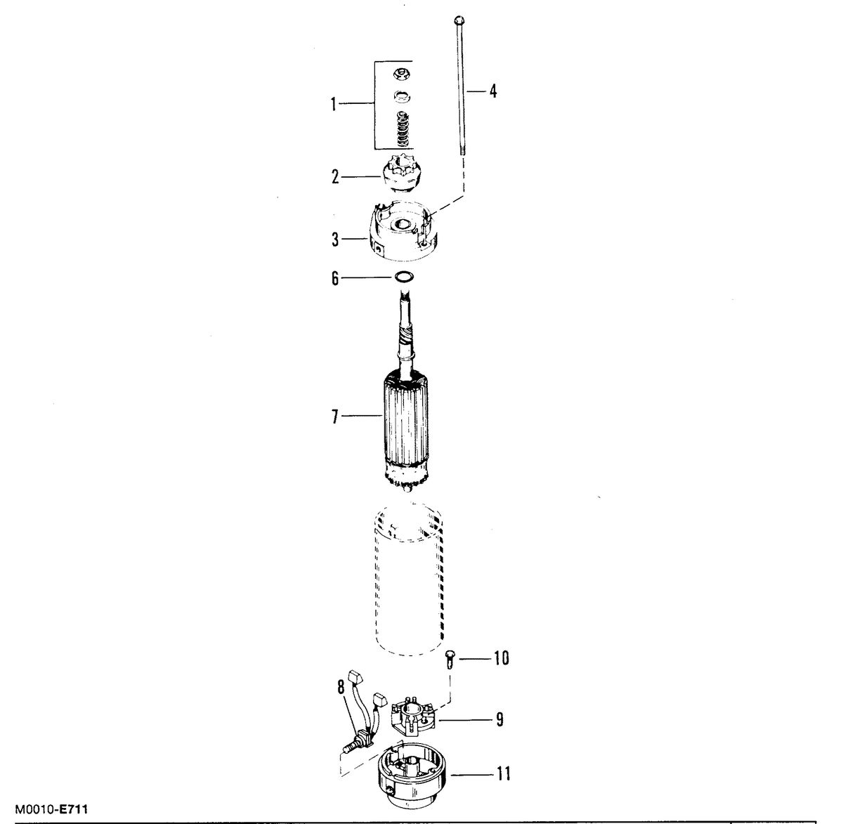 RACE OUTBOARD 2.4L EFI / 2.4L EFI OFFSHORE STARTER MOTOR ASSEMBLY