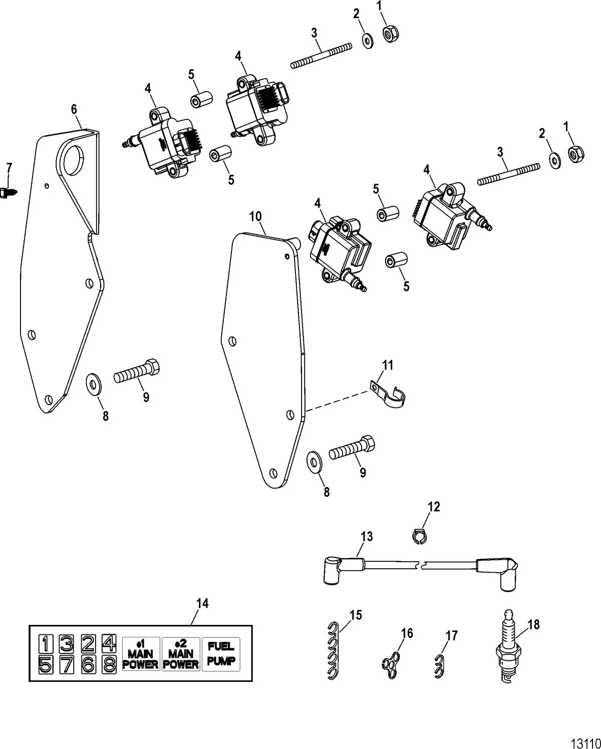 RACE STERNDRIVE 600 SCI Electrical Components(Coils)