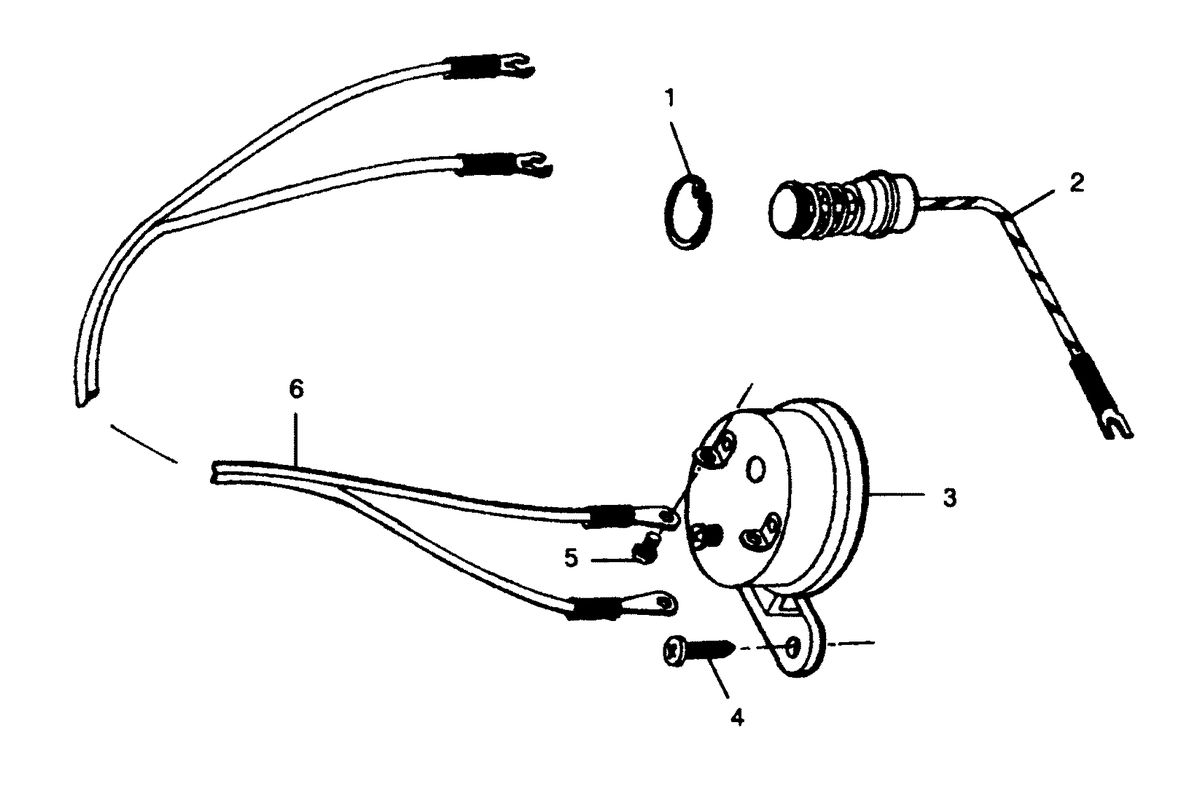 FORCE FORCE 1992 50 H.P. "A" MODELS OVERHEAT BUZZER