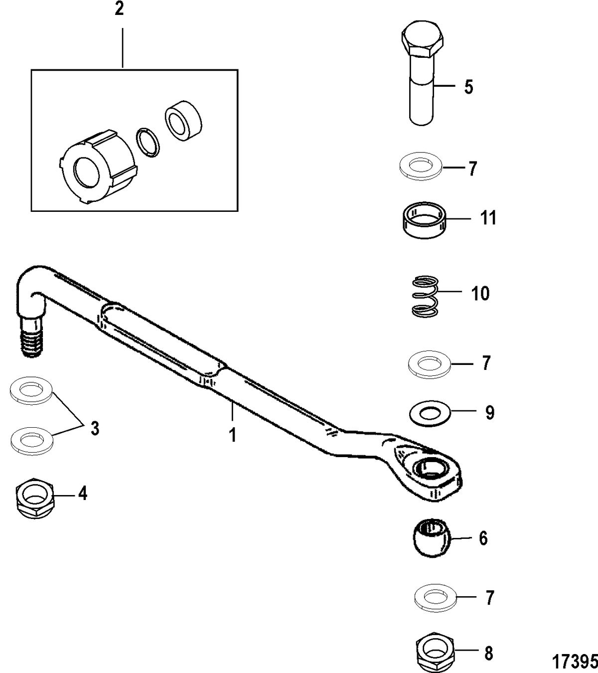 ACCESSORIES STEERING SYSTEMS AND COMPONENTS Ataching Kit(89638A3)