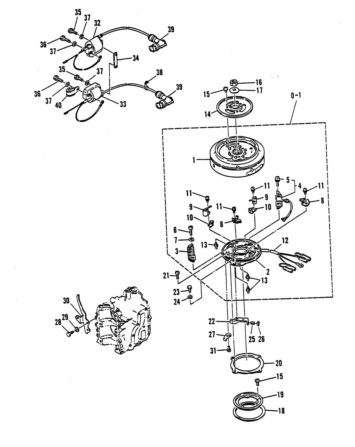 MARINER 9.9 H.P. FLYWHEEL MAGNETO