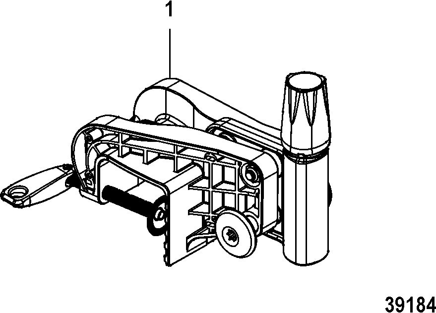 TROLLING MOTOR MOTORGUIDE-VARIMAX SERIES Taper-Lock Transom Mount Assembly