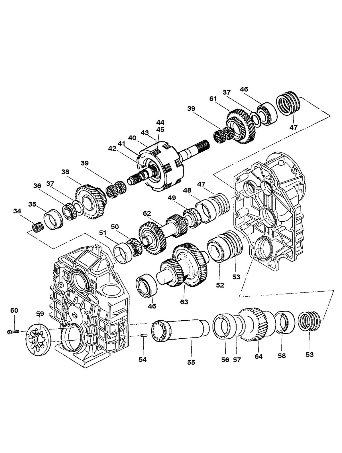 MERCRUISER 5.7L INBOARD ENGINE TRANSMISSION (V-DRIVE) (HURTH 630)