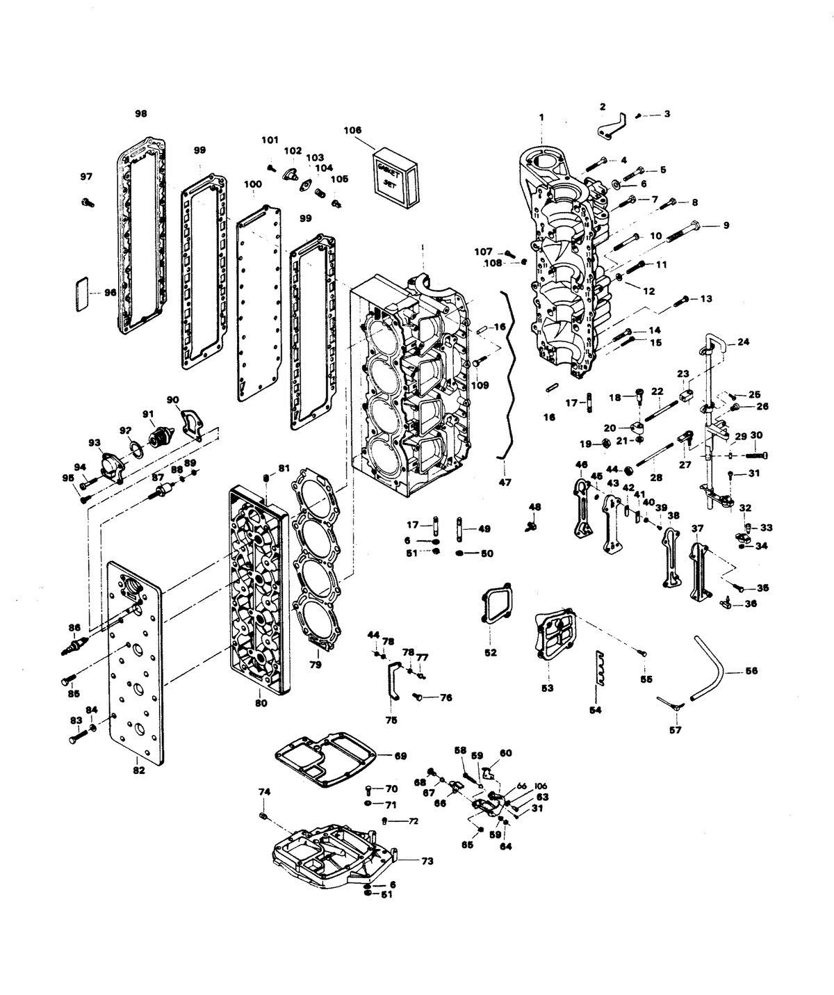 CHRYSLER 140 H.P. POWER HEAD
