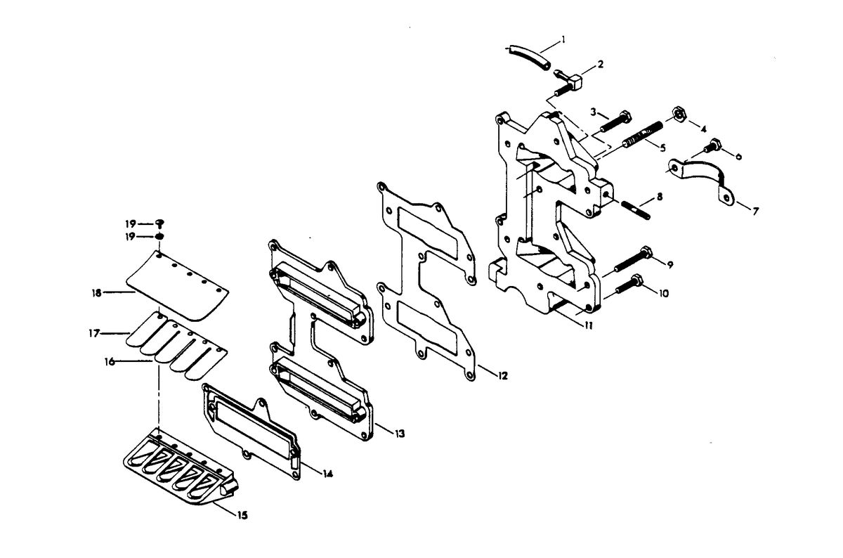 CHRYSLER 65 H.P. REED PLATE
