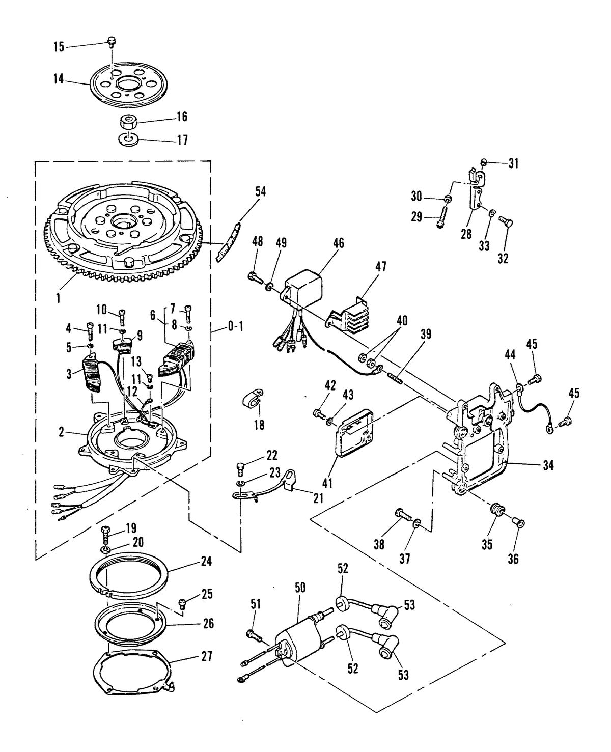 MARINER MARINER 40 C.D.I. MAGNETO IGNITION
