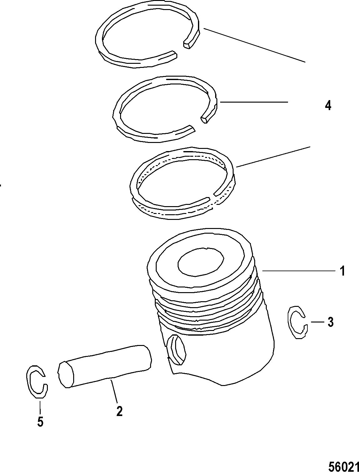 MERCRUISER 3.0L TDI PISTON