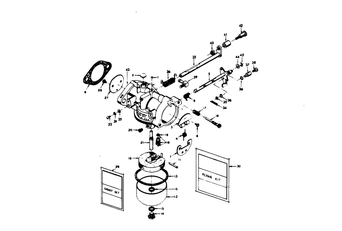 CHRYSLER PARTS BOOK CARBURETOR