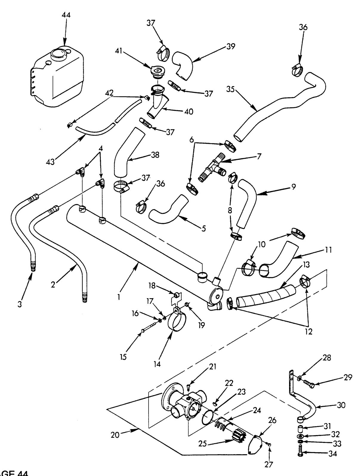 U.S. MARINE US MARINE 351 INBOARDS CLOSED COOLING SYSTEM