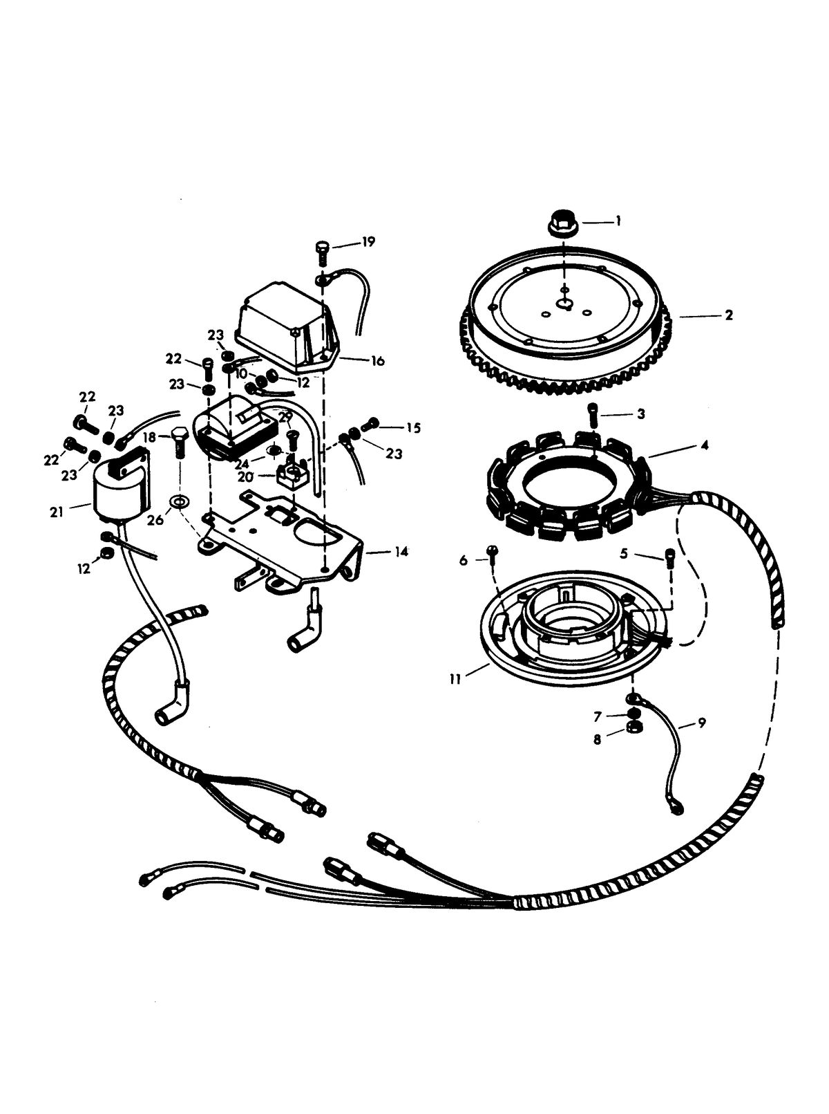 CHRYSLER 25 H.P. ALTERNATOR