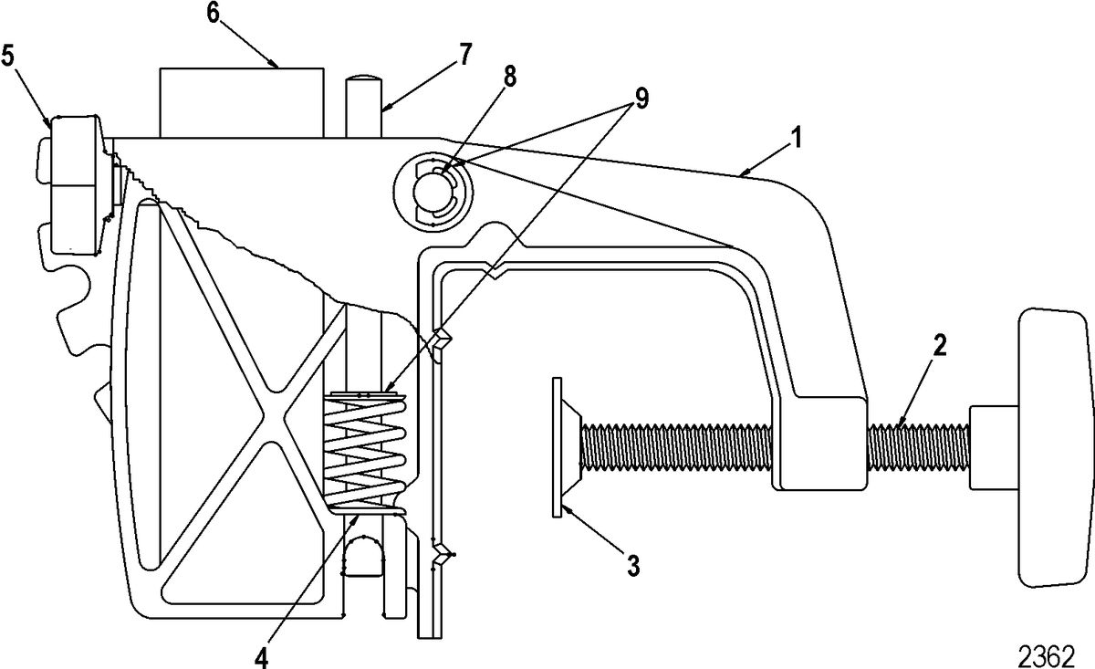 TROLLING MOTOR MOTORGUIDE TRANSOM AND BOW MOUNTS 31 Transom (Black)(MKM30003S)
