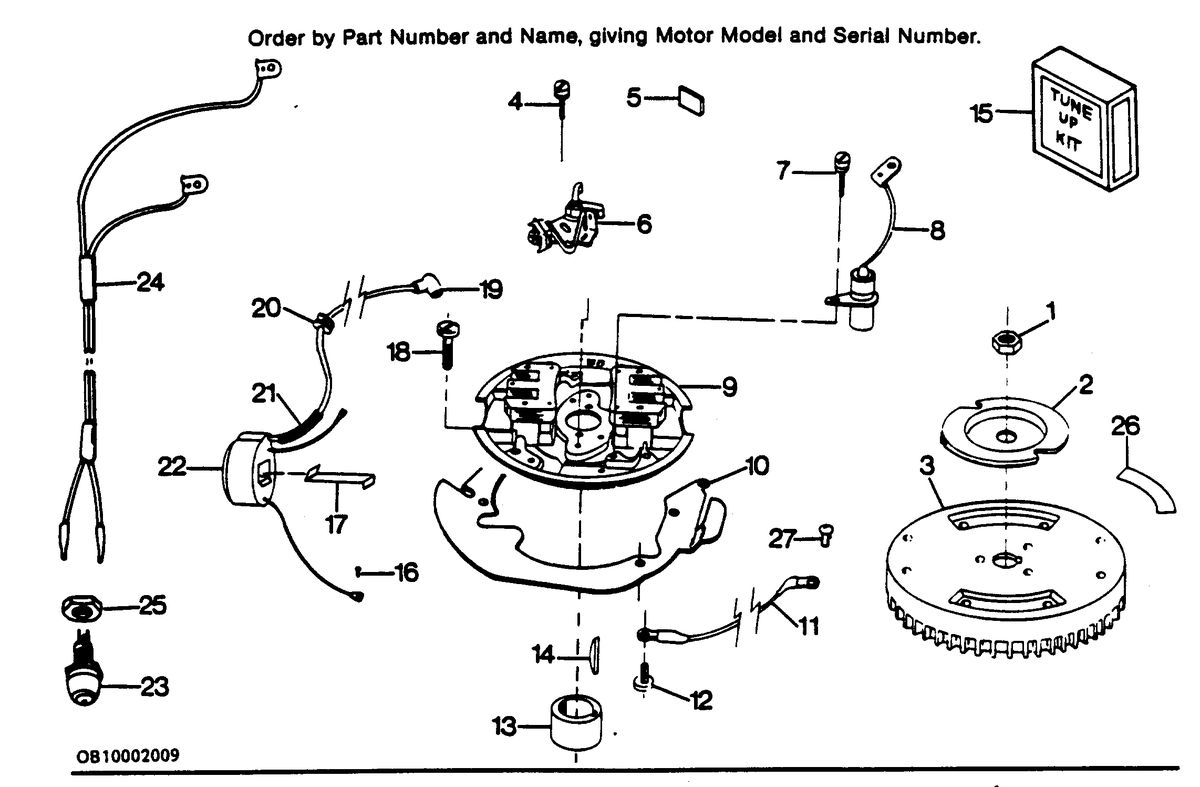CHRYSLER 15 H.P. OUTBOARD MOTOR Magneto