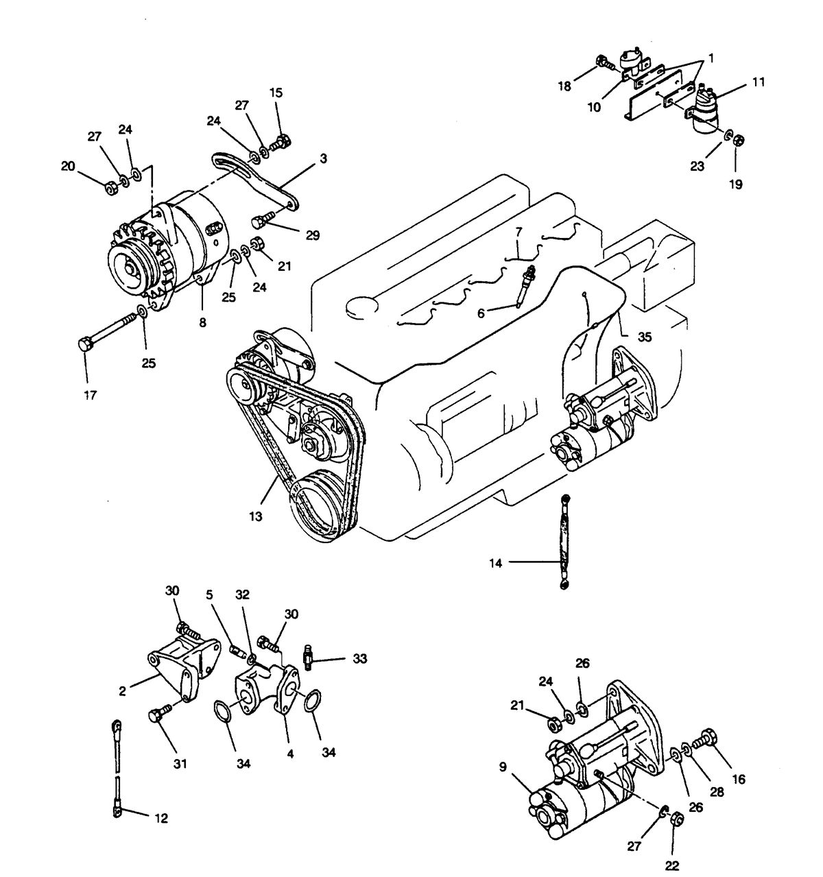 U.S. MARINE US MARINE W06DTI INBOARDS ELECTRICAL PARTS
