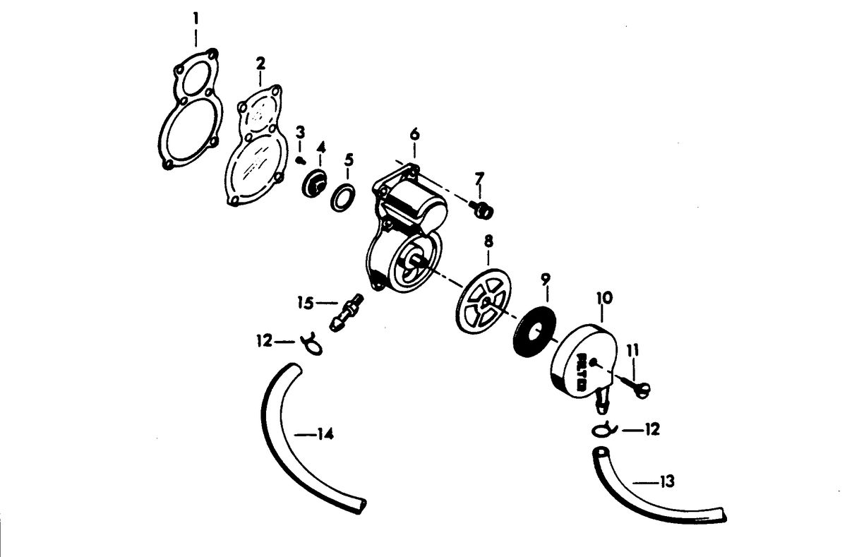 CHRYSLER 25 H.P. FUEL PUMP