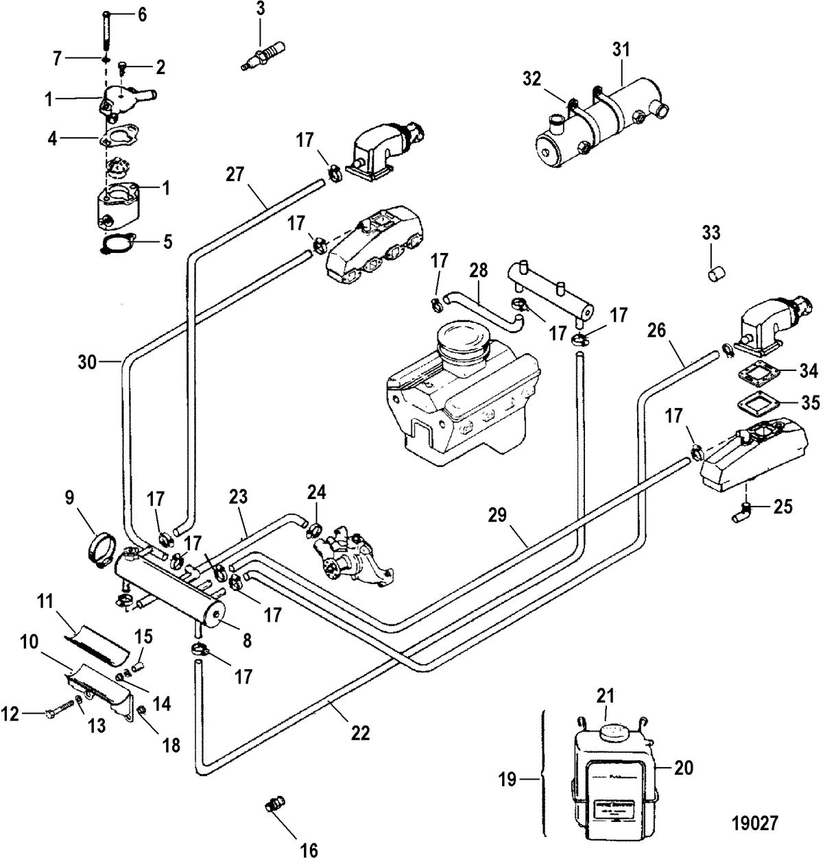 ACCESSORIES EXHAUST/COOLING SYSTEMS AND EXTENSION KITS Closed Cooling System(18390A12 / A13)