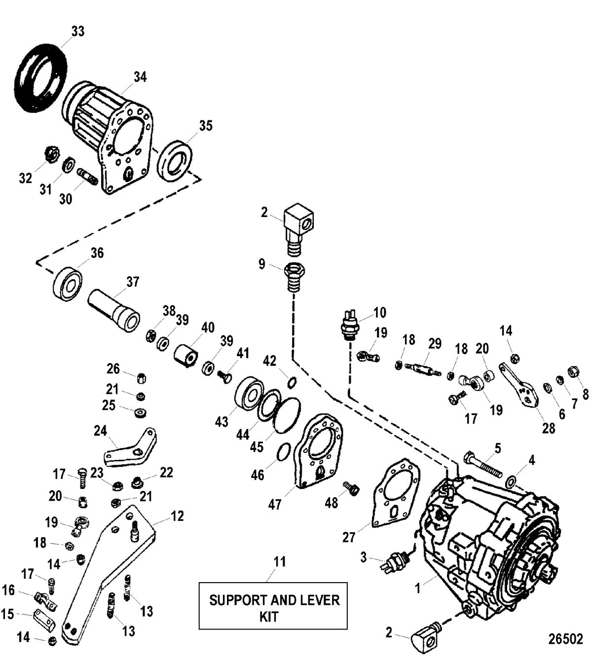 RACE STERNDRIVE 900 SC Transmission And Components(Plug In)