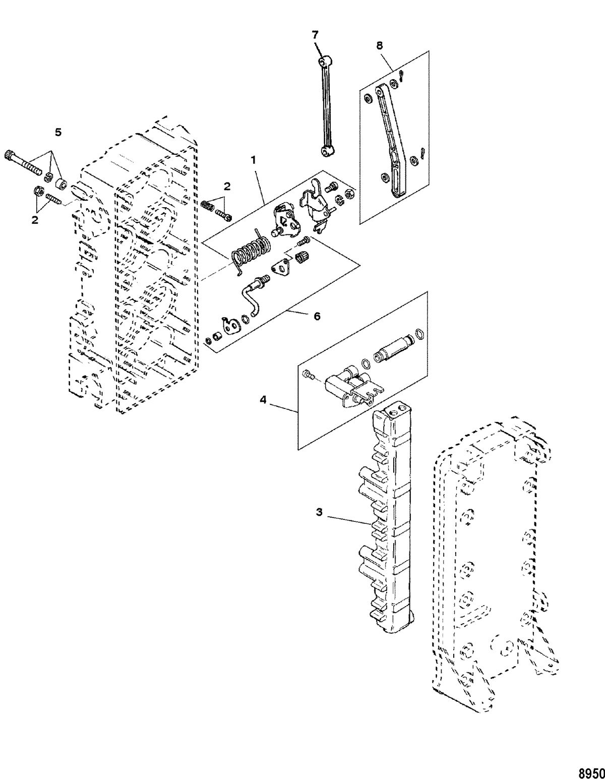RACE OUTBOARD 150/200 PRO-MAX/SUPER MAGNUM (EFI) Fuel management System(0G366999 and Below)