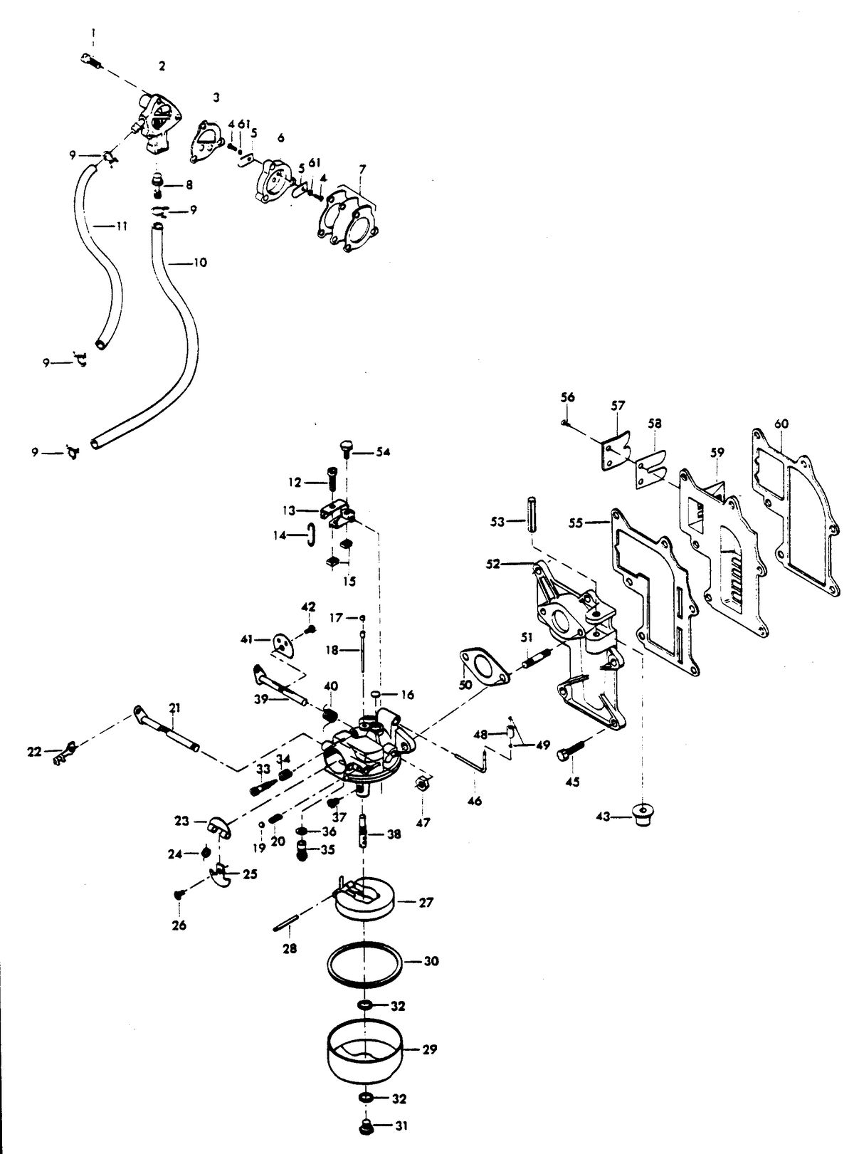 CHRYSLER 10 AND 15 H.P. FUEL SYSTEM 15 H.P.