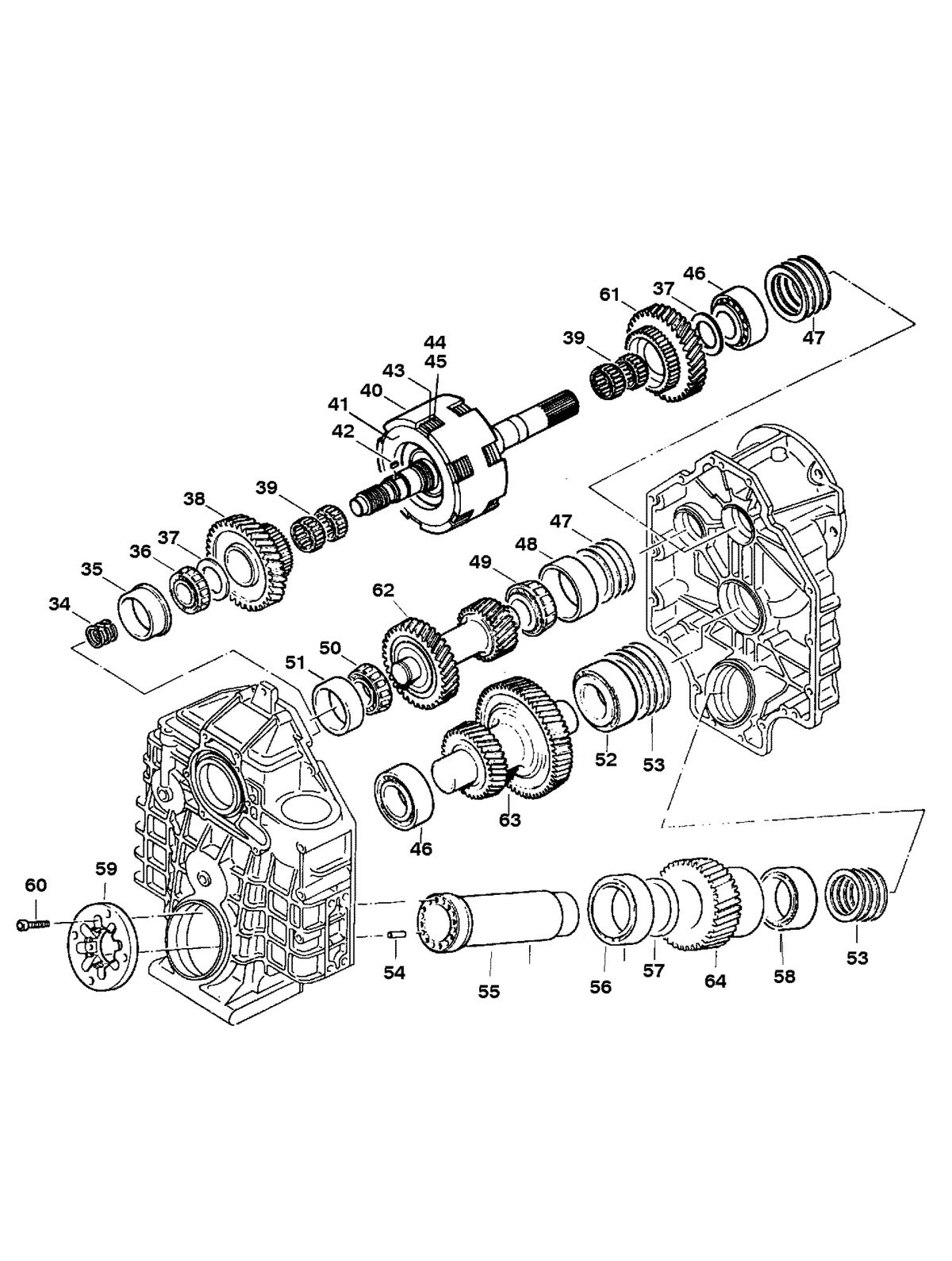 MERCRUISER 5.7L INBOARD ENGINE TRANSMISSION (V-DRIVE)(HURTH)