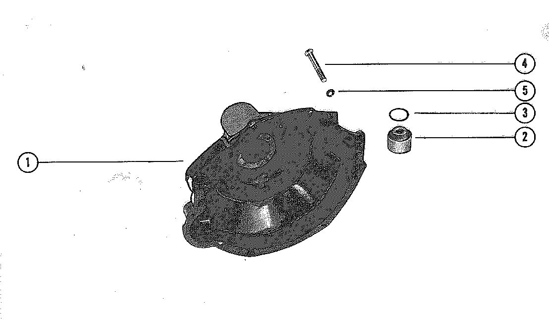 MERCRUISER 250 ENGINE FLYWHEEL HOUSING