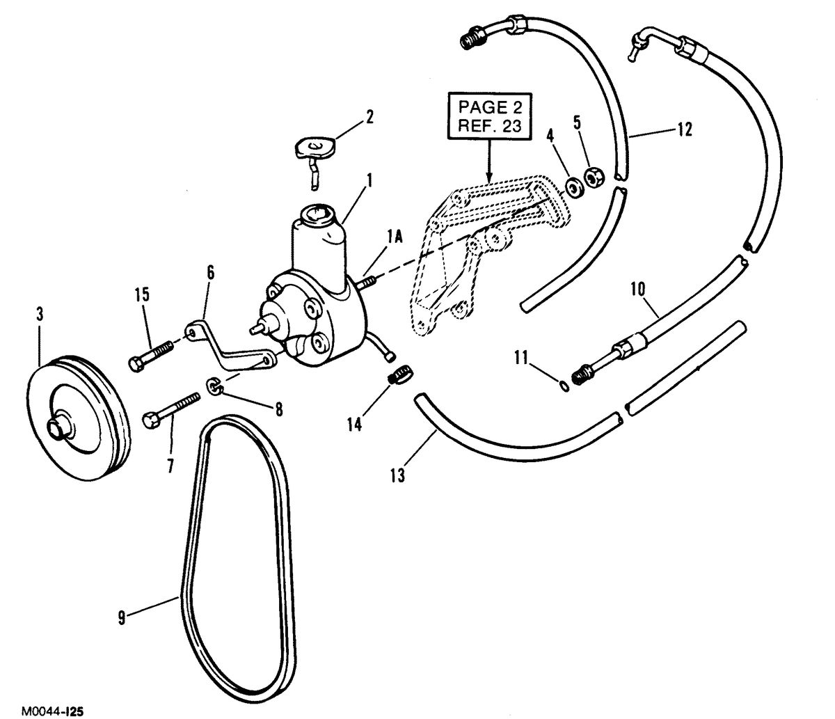 MERCRUISER 320 HP EFI ALPHA 1/BRAVO POWER STEERING COMPONENTS