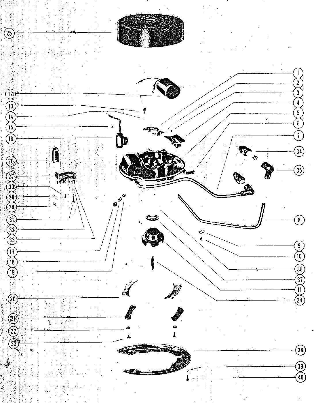 MARK KE7, KF7, KG7, KG4 MAGNETO ASSEMBLY (SCINTILLA)(KE7, KF7)