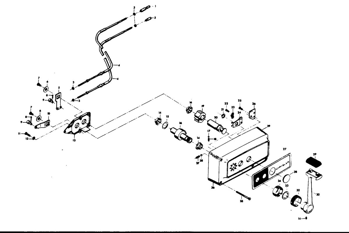 CHRYSLER 115 H.P. REMOTE CONTROL