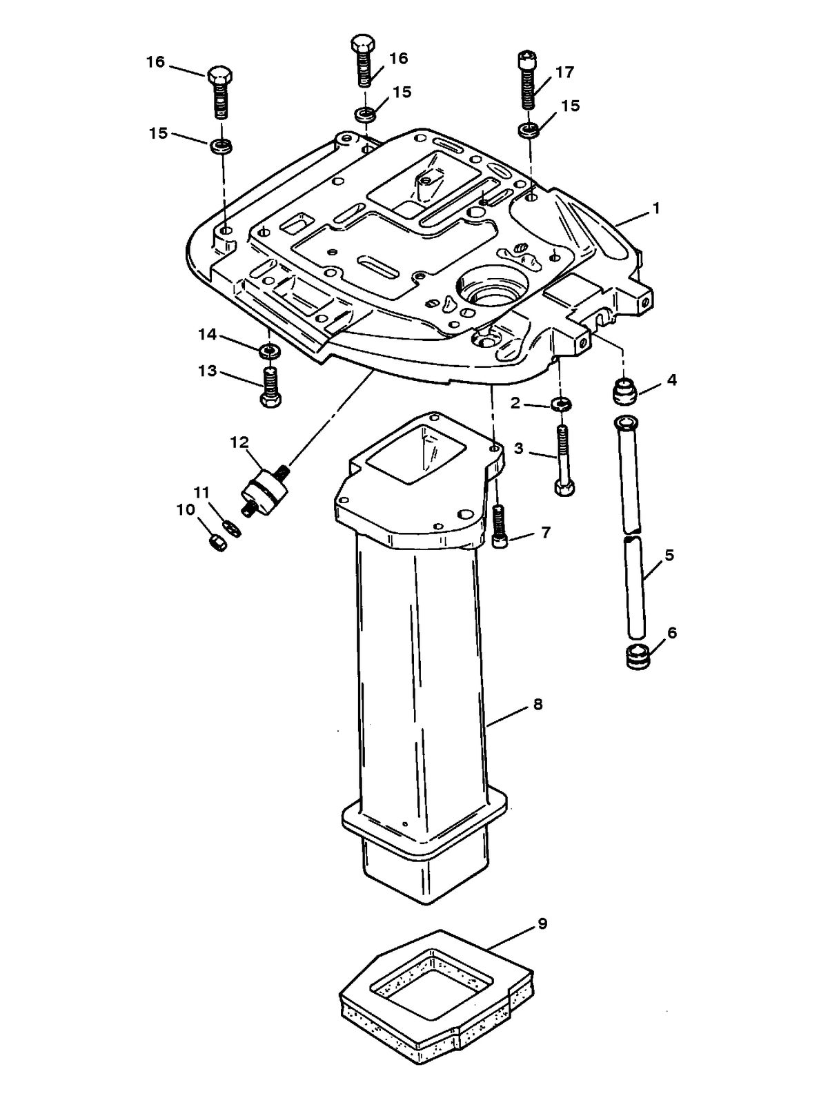 FORCE FORCE 75 H.P. SPACER PLATE