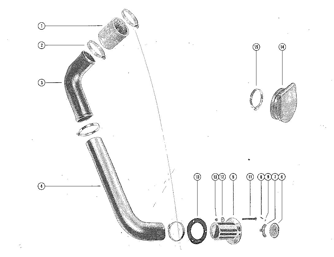 MERCRUISER 325 ENGINE EXHAUST KIT