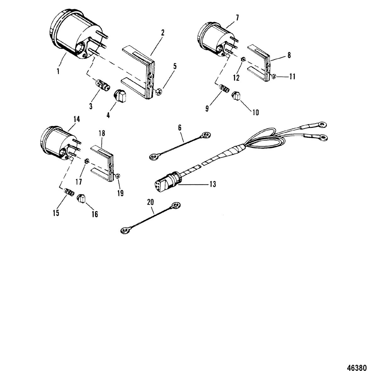 MERCURY 200 XRI (EFI) (V-6) INSTRUMENTATION