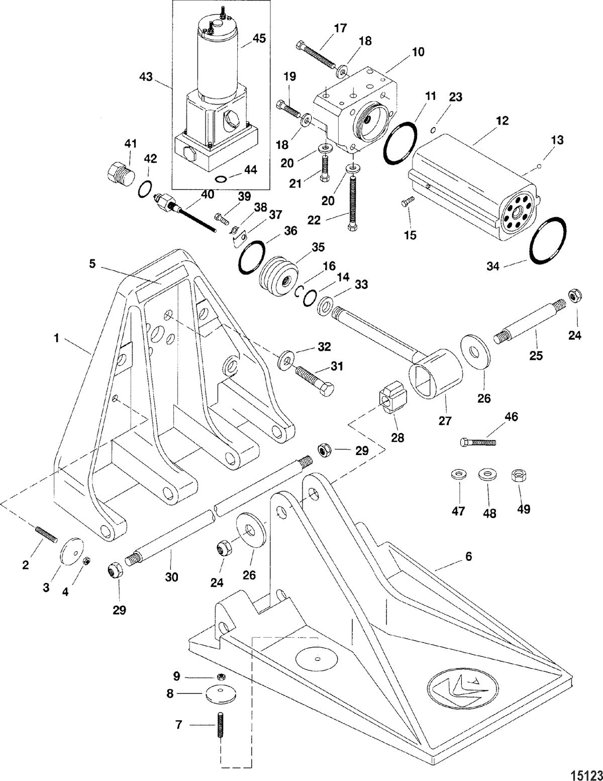 ACCESSORIES TRIM / TILT / LIFT SYSTEMS AND COMPONENTS K Plane, 110S(847219A1 / 847227A1)