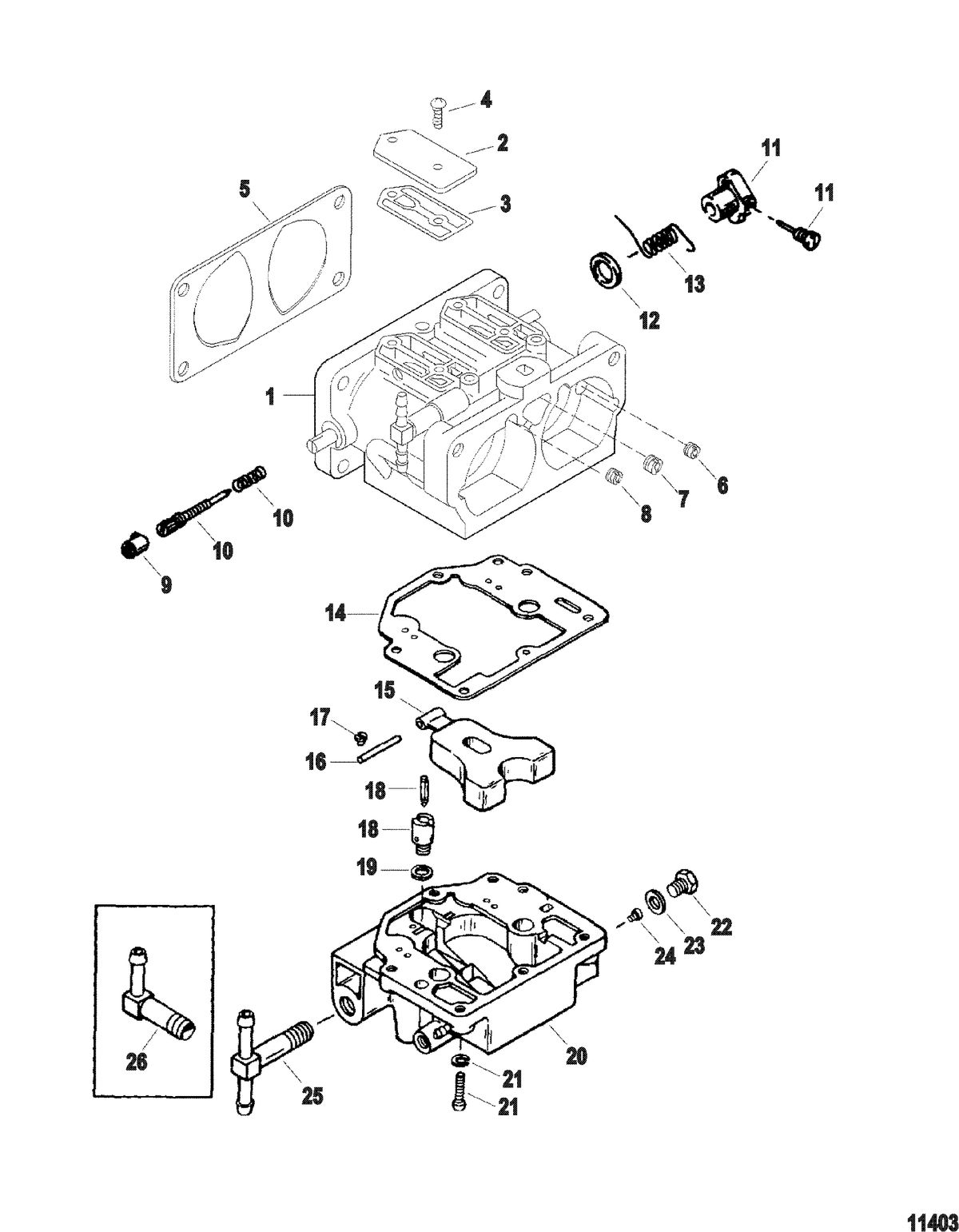 SPORTJET 175XR2 JET DRIVE Carburetor(Serial Number 0E288000 Thru 0E369299)