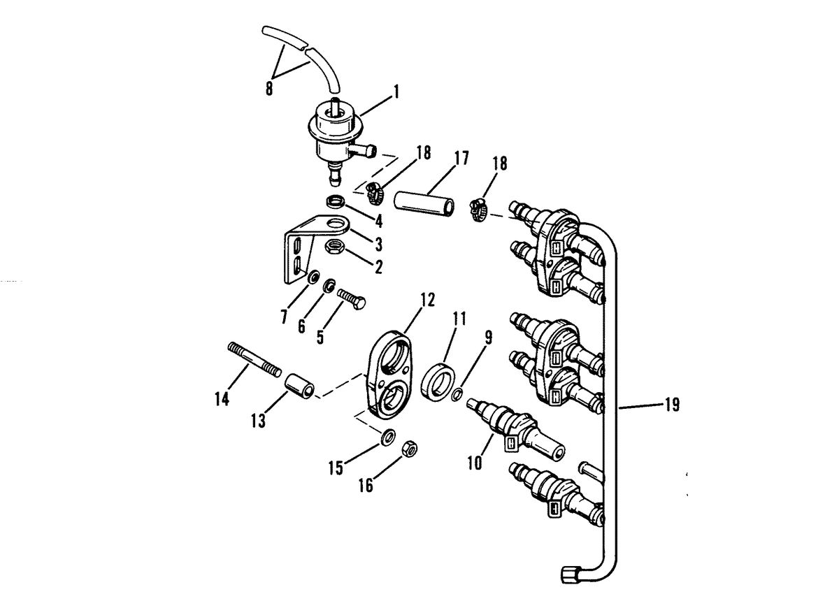 RACE OUTBOARD 2.4L (EFI) BASS/OFFSHORE FUEL INJECTORS