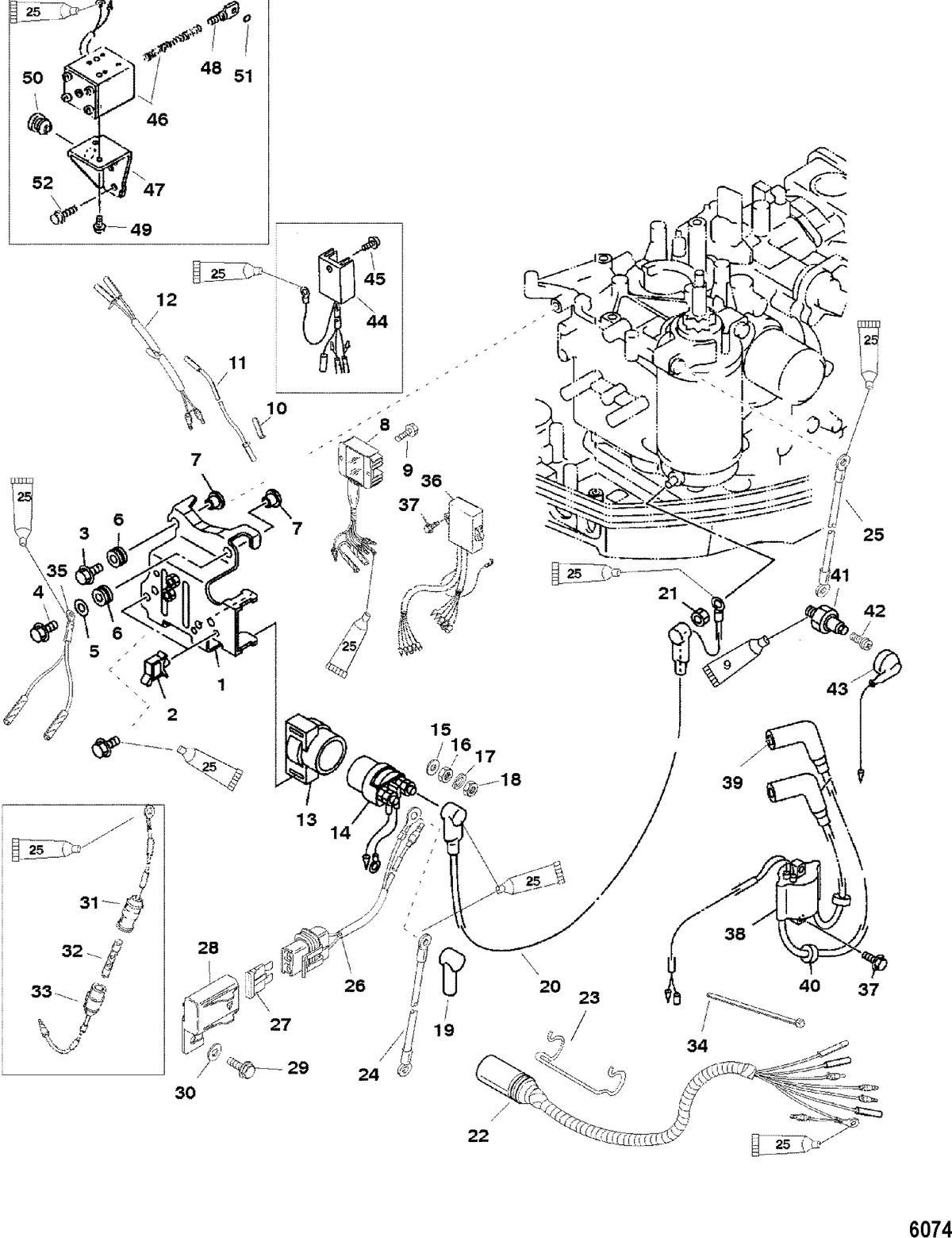 MERCURY/MARINER 9.9/13.5/15 (323CC) 8/9.9/15 BODENSEE 4-STROKE Electrical Components