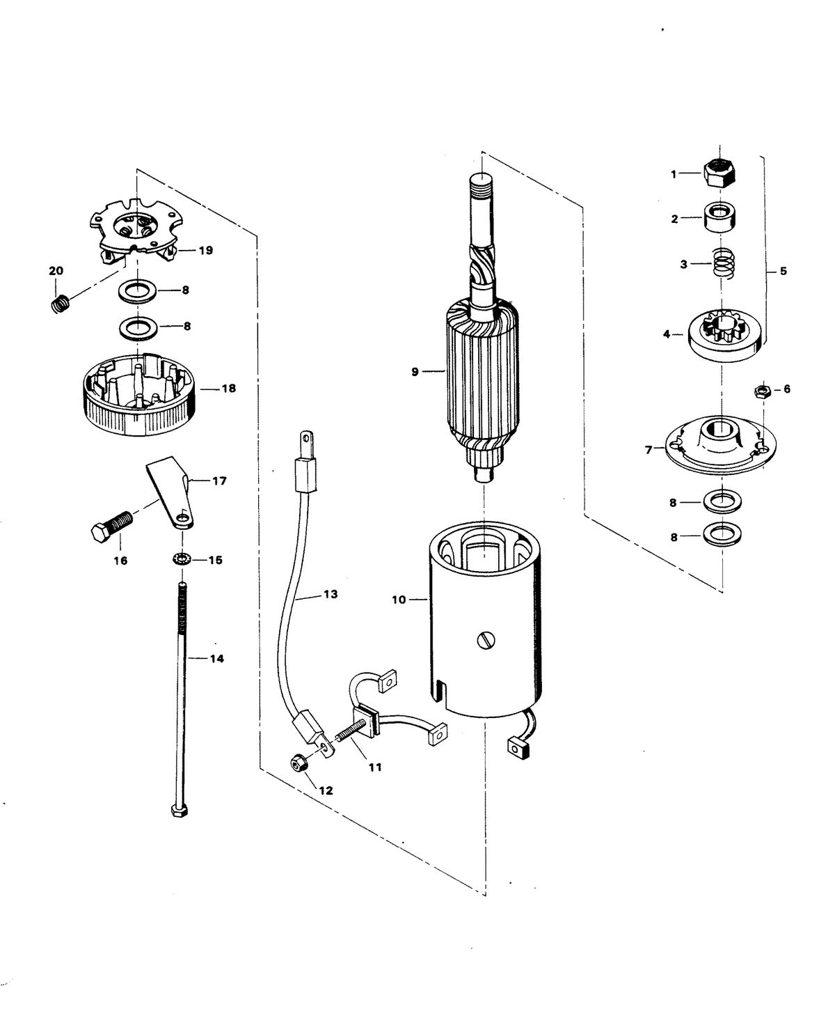 CHRYSLER 85 H.P. STARTER