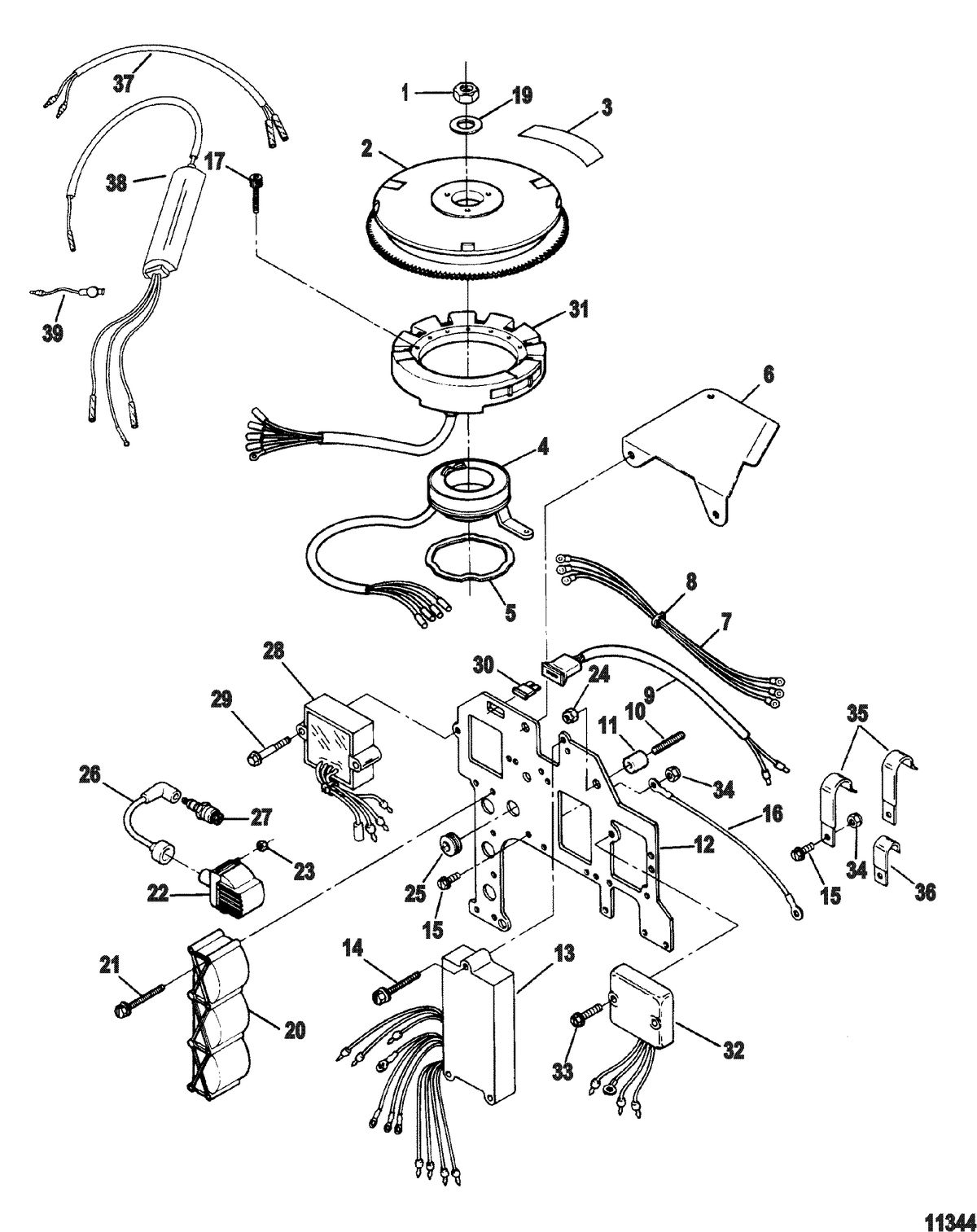 SPORTJET SPORT JET 90 Ignition Components(Ser. #'s 0E066620 Thru 0E095087)