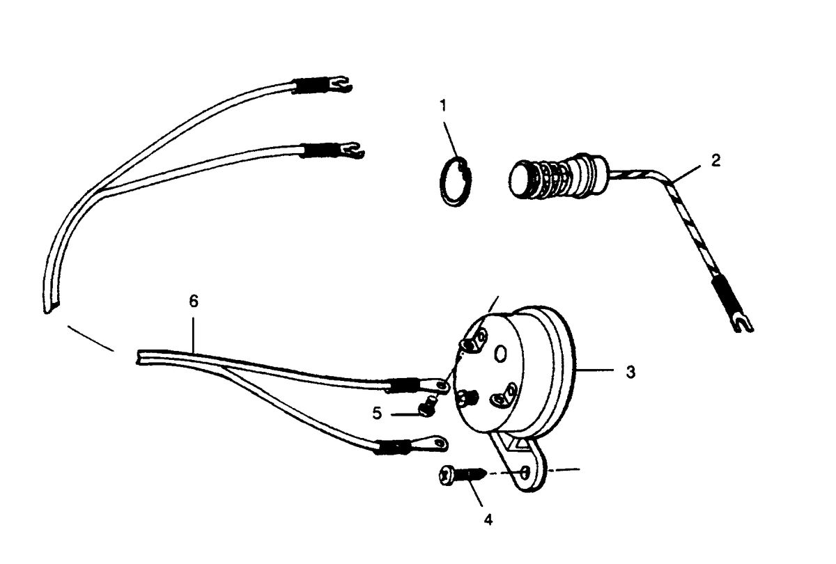 FORCE FORCE 1990 50 H.P. "A" MODELS OVERHEAT BUZZER