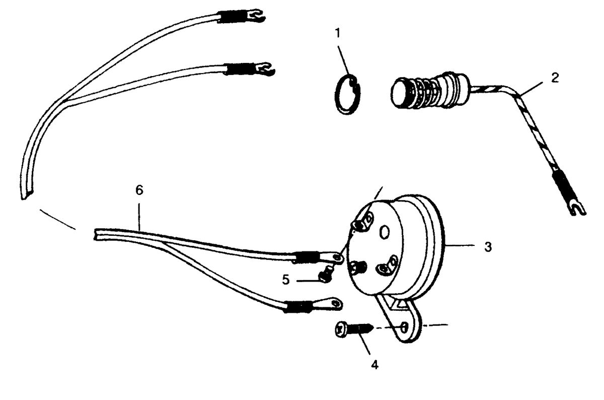 FORCE FORCE 1991 50 H.P. "B" MODELS OVERHEAT BUZZER