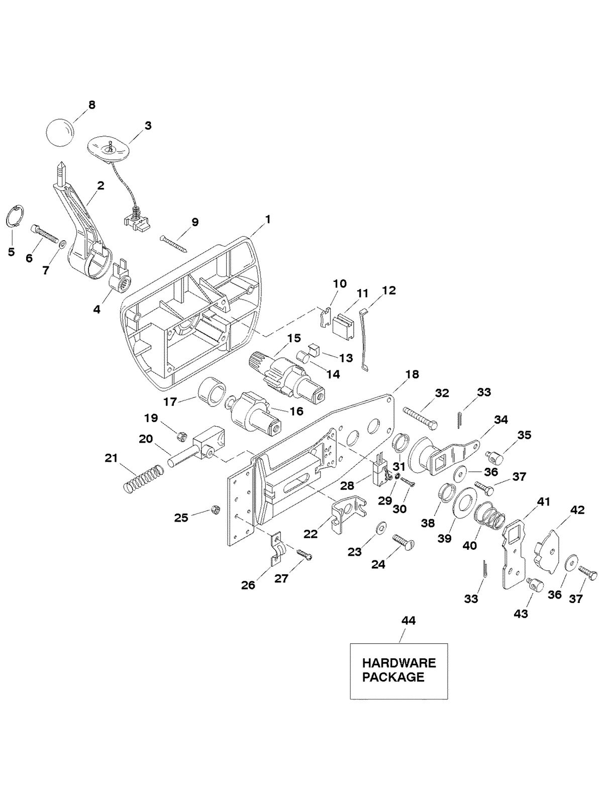 SPORTJET SPORT JET 120 XR2 REMOTE CONTROL ASSEMBLY (802755)