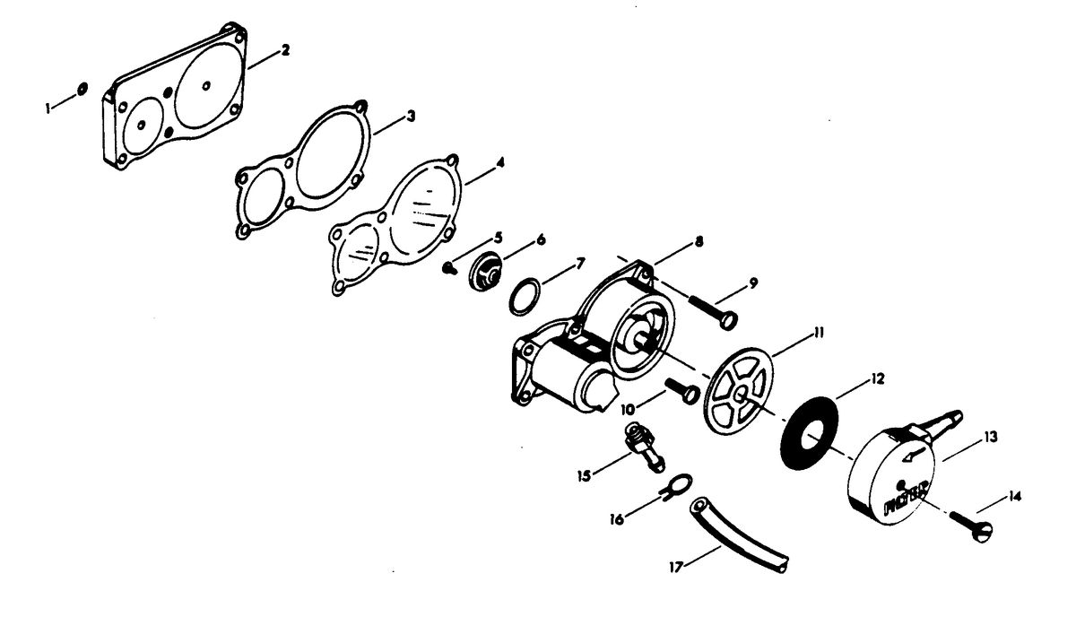 CHRYSLER 55 H.P. FUEL PUMP