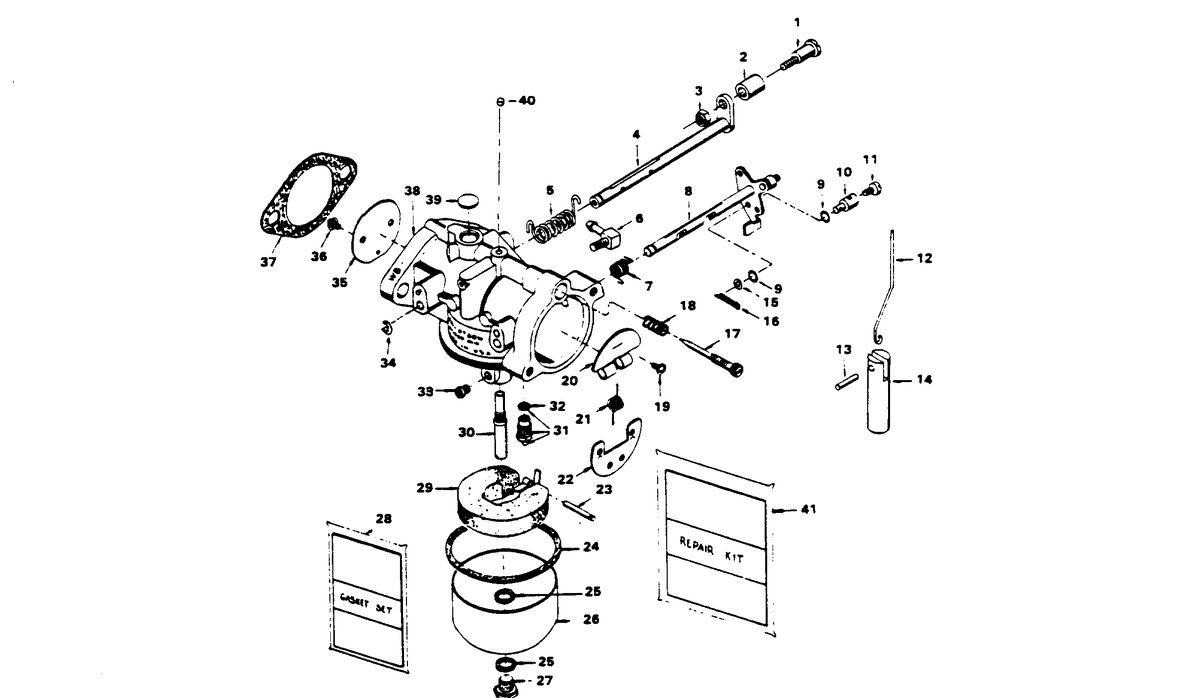 CHRYSLER 30 H.P. CARBURETOR