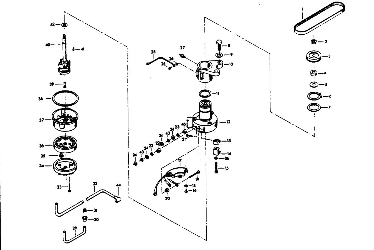 CHRYSLER 140 H.P. CHARGER DISTRIBUTOR