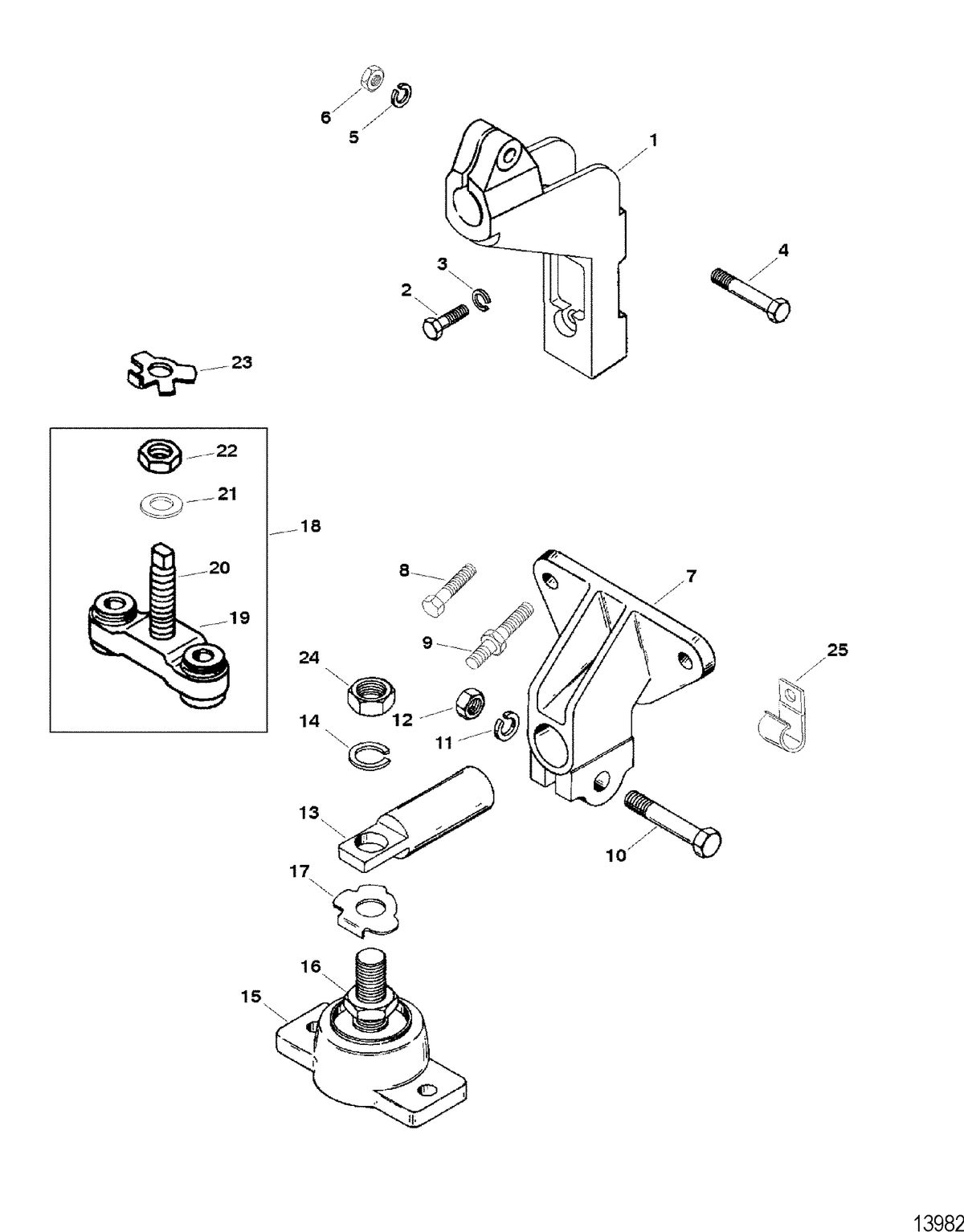 RACE STERNDRIVE SCORPION 377 Transmission And Engine Mounting