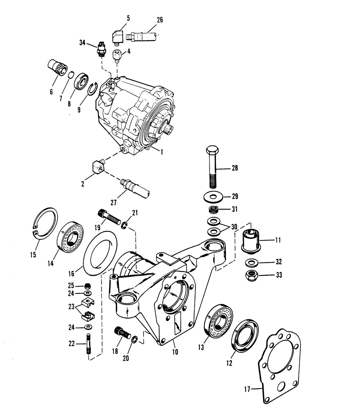 MERCRUISER 300 TEMPEST (MR/TR) ENGINE TRANSMISSION ASSEMBLY (TR)