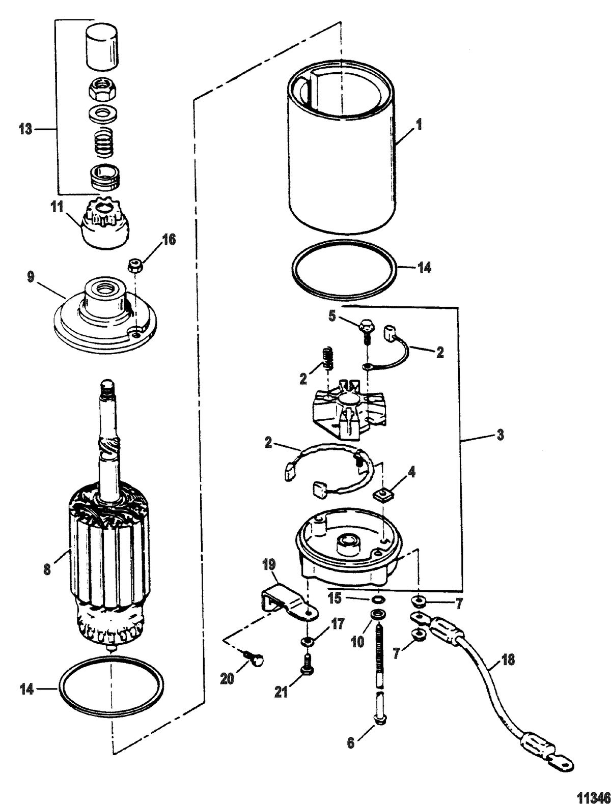 SPORTJET SPORT JET 90 Starter Assembly(50-819968 Or 50-819968-1)