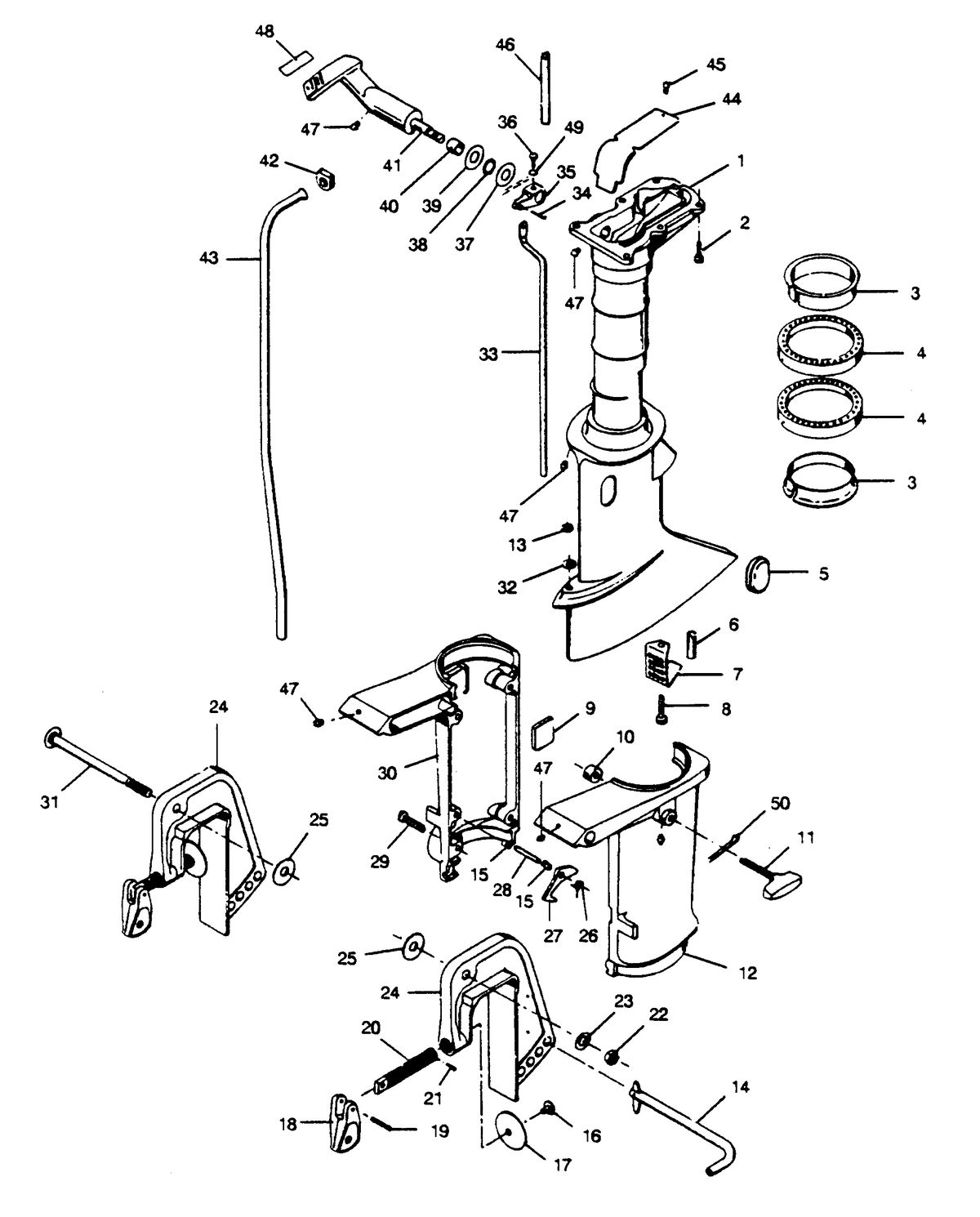 SEARS SEARS 5 H.P. MOTOR LEG