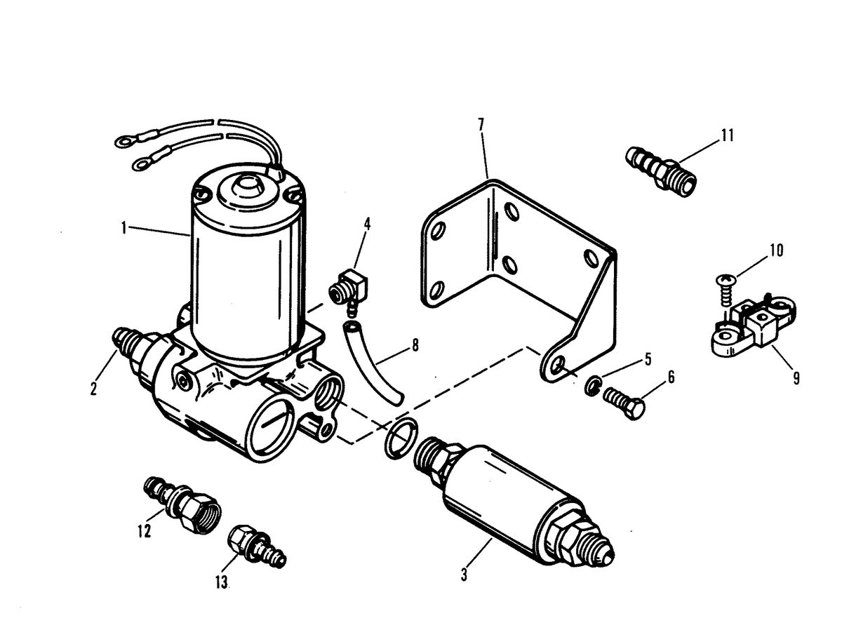 RACE OUTBOARD FORMULA 1 2 LITRE (EFI) FUEL PUMP