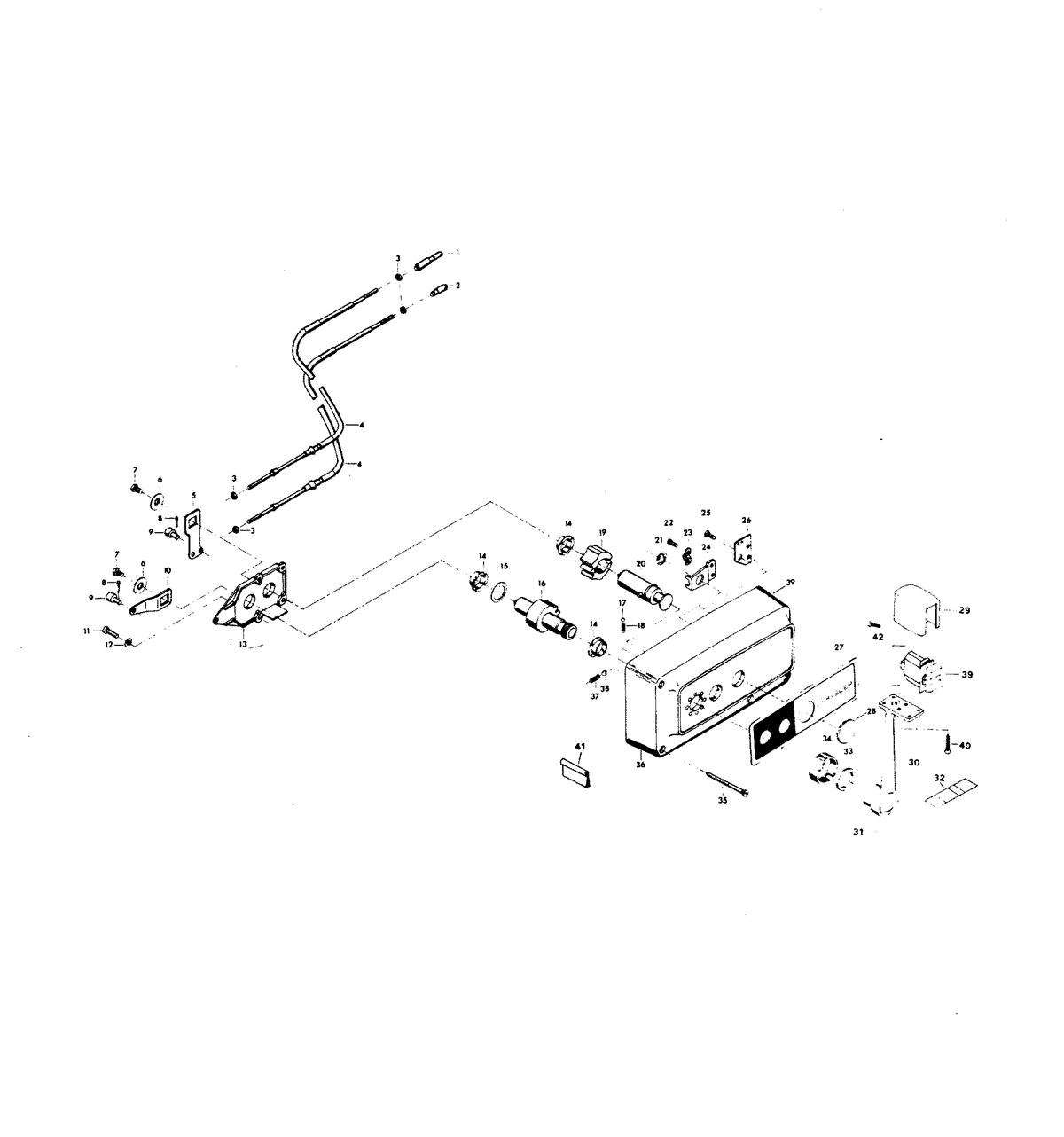 CHRYSLER 100 H.P. REMOTE CONTROL