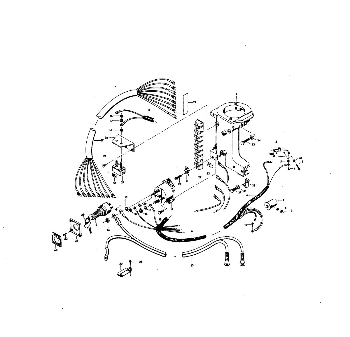 CHRYSLER 30 H.P. ELECTRICAL COMPONENTS